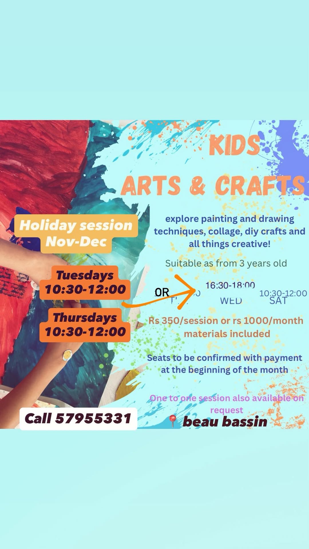 Kids Arts & Crafts Holiday Sessions - Photo 1