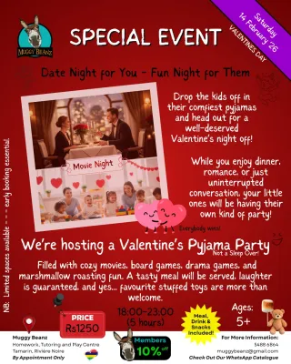 Valentine Pyjama Party