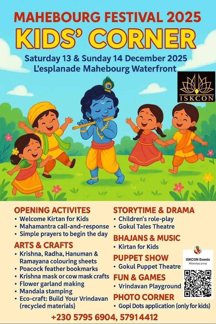 ISKON Mahebourg Festival - Kids Corner - Photo 1