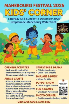 ISKON Mahebourg Festival - Kids Corner