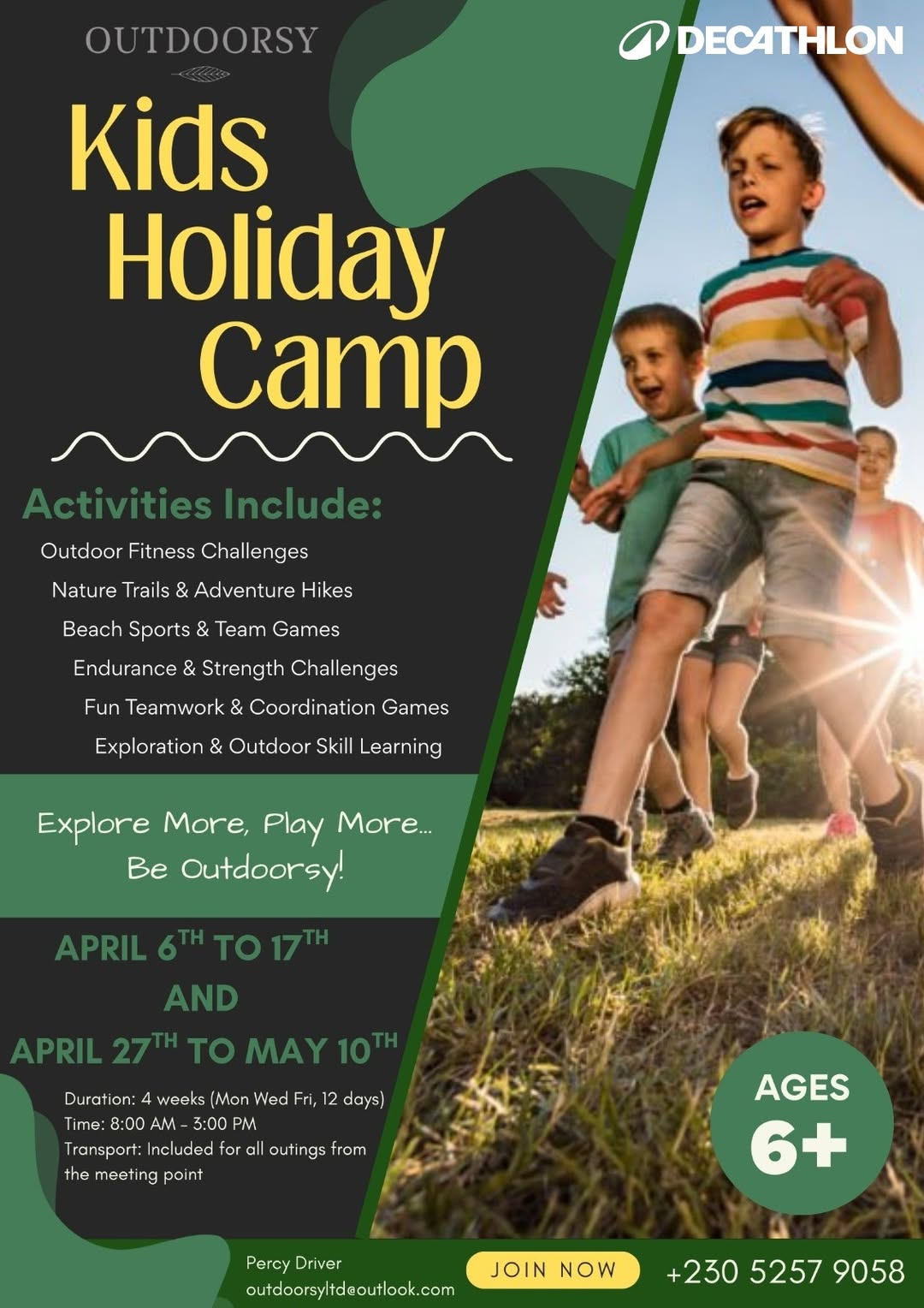 Outdoorsey - Kids Holiday Camp Session 1 - Photo 1