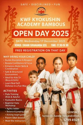 KWF Kyokushin Karate Academy Open Day