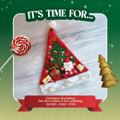 Christmas Hat Decoration & Face painting