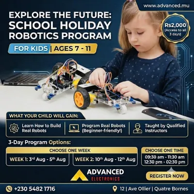 School Holiday Robotics Programme – August 2026