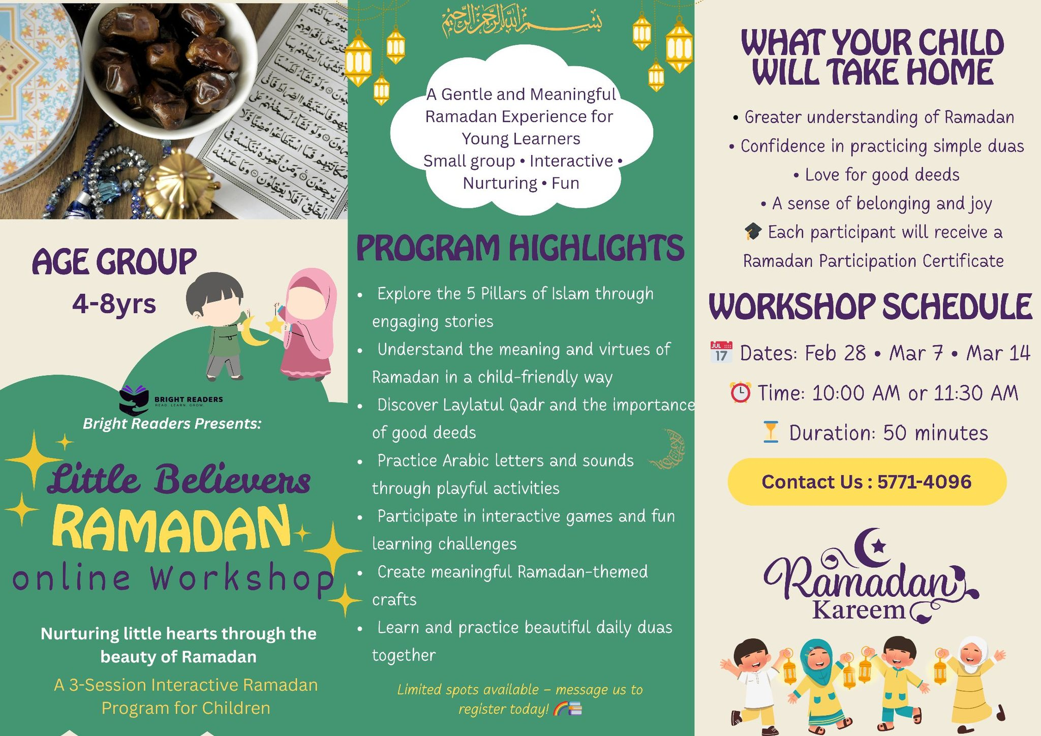 Little Believers Ramadan Worshop - Photo 1