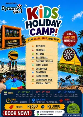 DynamX Sport Kids Holiday Camp – July/August 2026